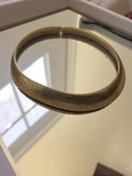 Collier ras du cou vintage en métal doré, style ethnique, pièce unique