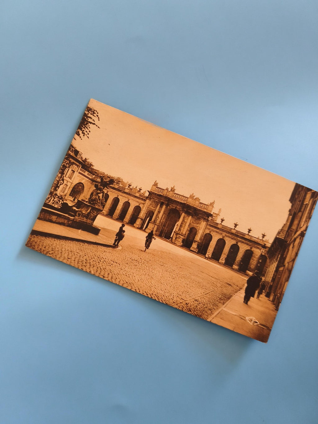 Carte postale ancienne vintage oblitérée de Nancy, collection rétro France