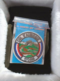 Patch brodé vintage Col d'Aubisque 1709M A. Doucet Lourdes écusson France cyclis