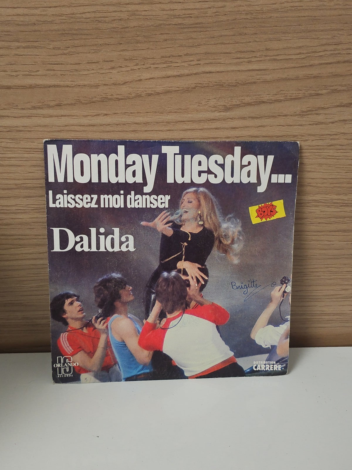 Vinyle 45 tours rétro Dalida ancien disque collector chanson française vintage