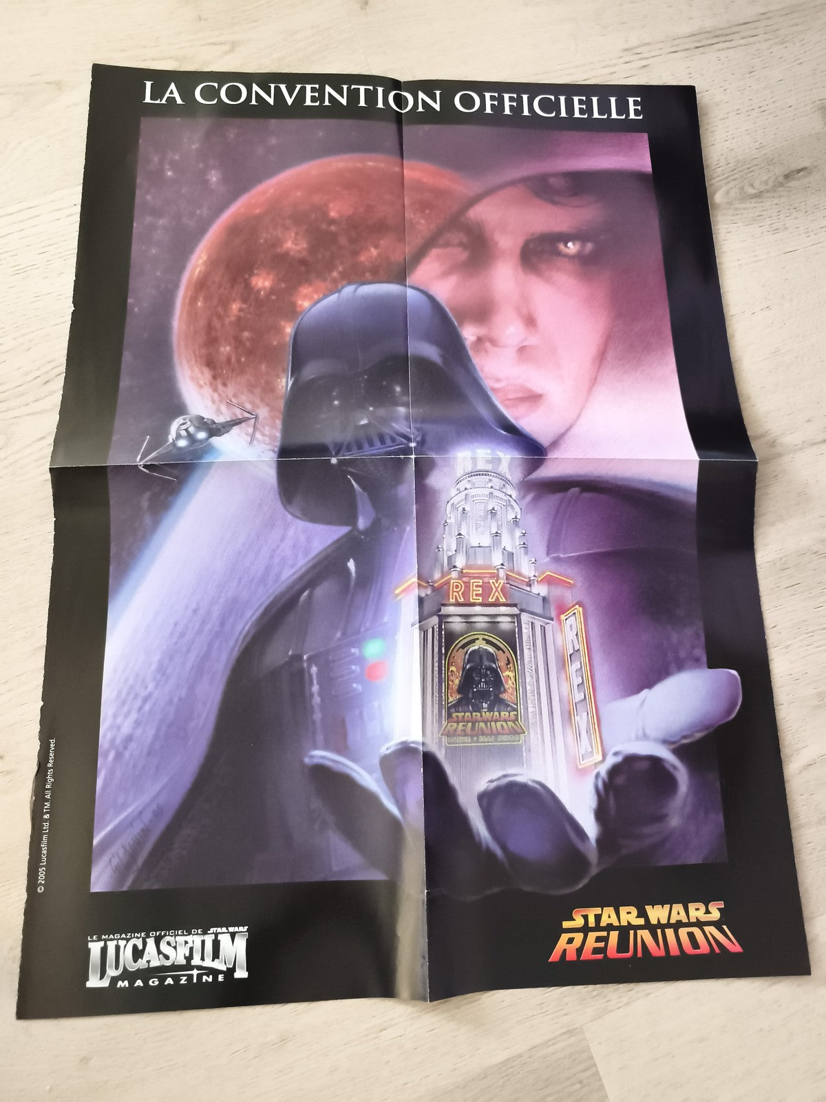 Poster Star Wars Réunion 2005 La Convention Officielle Lucasfilm Magazine