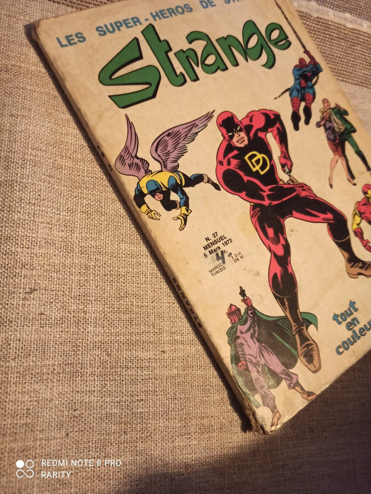 Comics Strange n°27 mars 1972 vintage Marvel Stan Lee super-héros tout en couleu