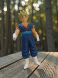 Figurine rétro Dragon Ball GT, ancien jouet vintage, Super Saiyan, bleu orange
