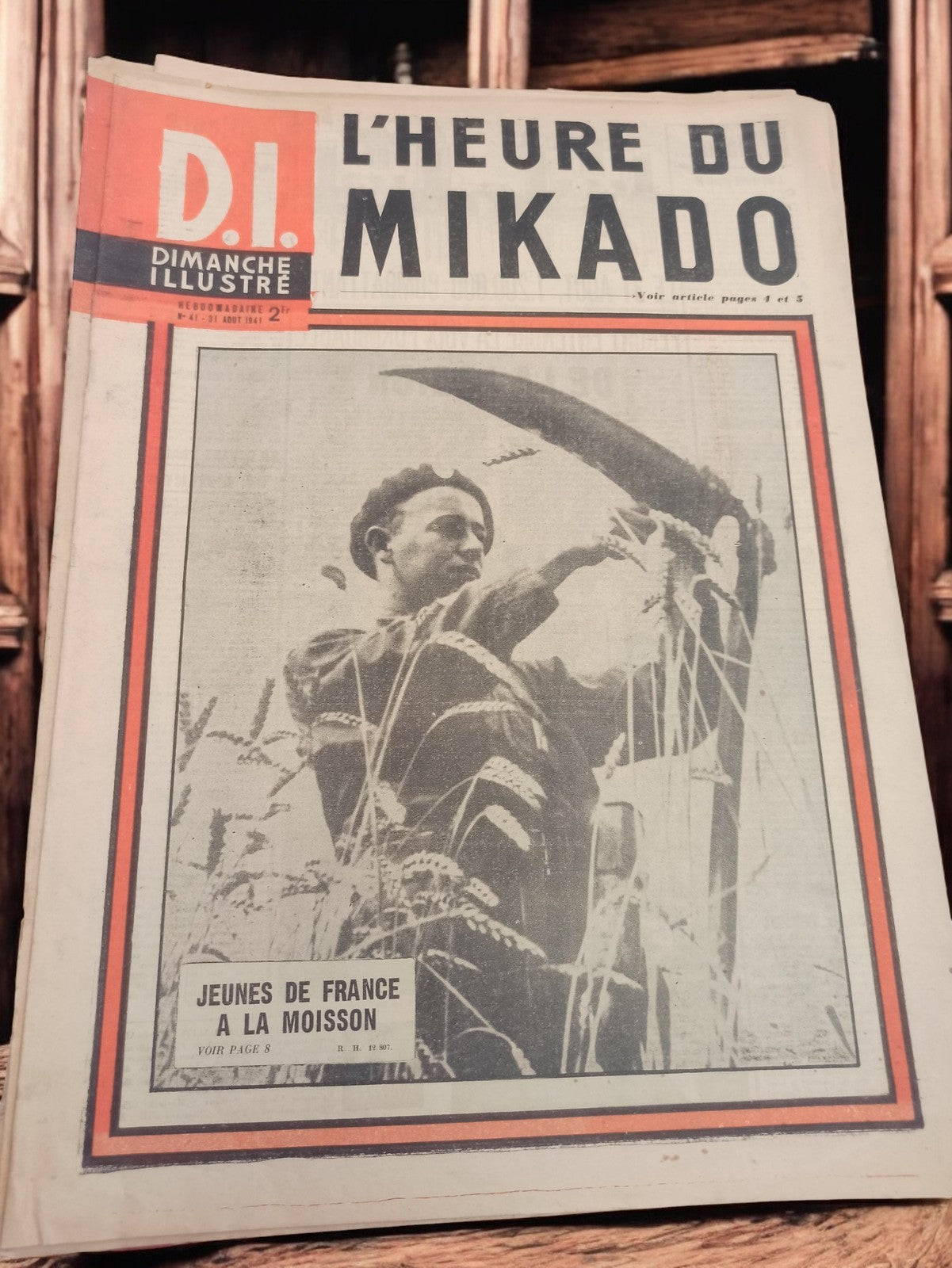 Magazine Dimanche Illustré 1941 L’Heure du Mikado ancien presse rétro