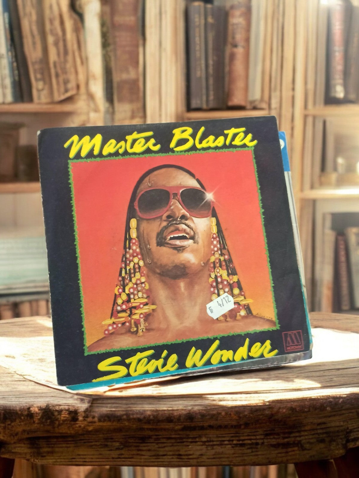 Vinyle 45 tours Stevie Wonder Master Blaster Motown rétro soul ancien