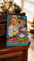Carte Dragon Ball Z vintage Broly Gohan série 598 rare POWER LEVEL 8 DBZ