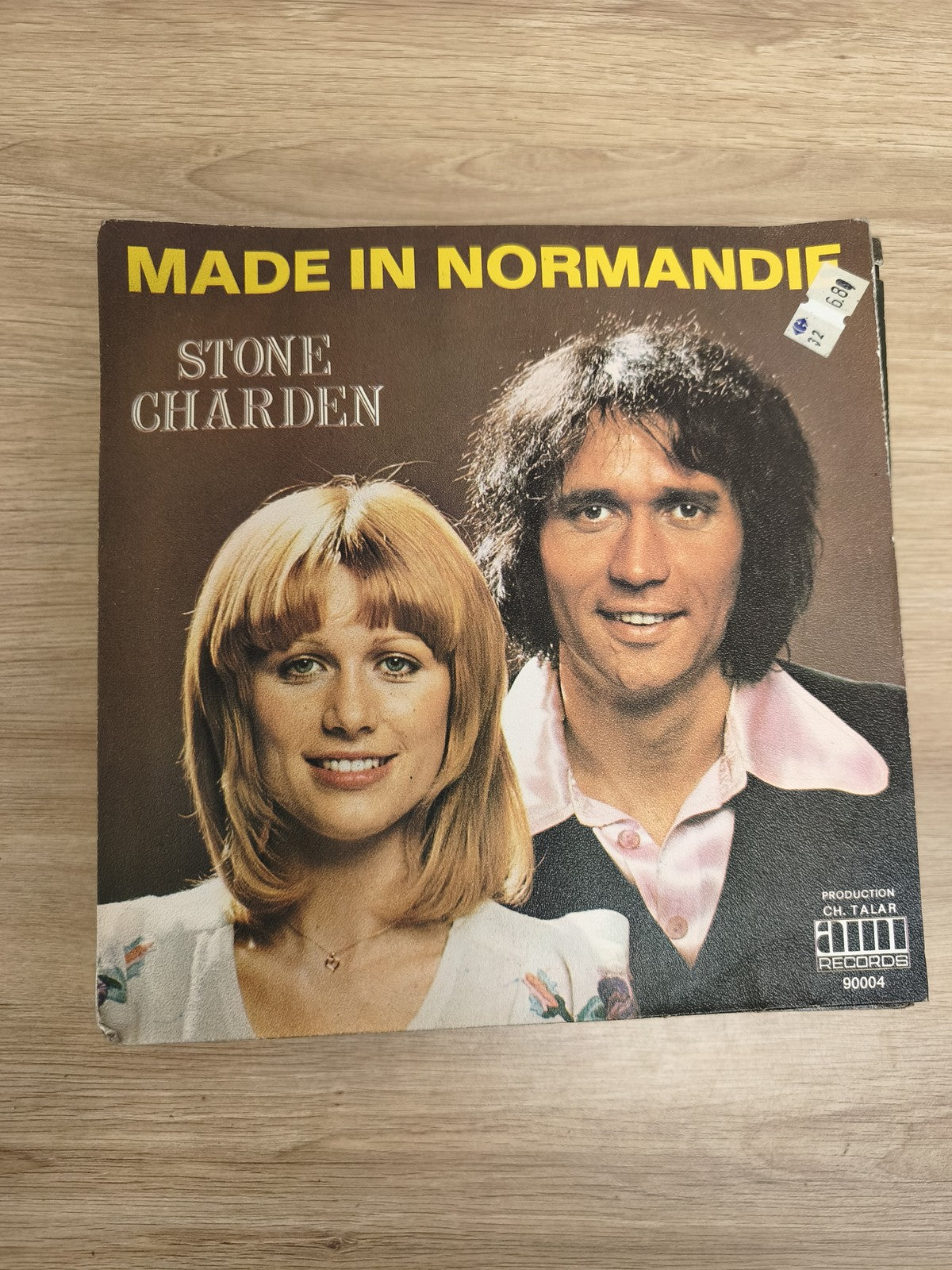 Vinyle 45T Stone Charden Made in Normandie pochette photo duo (Ref 3)