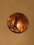 Médaille ronde bronze voiliers relief signée H. Alliot sculpture marine