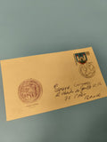Ancienne enveloppe philatélie cachet Trutnov Tchécoslovaquie collection