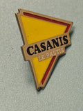 Pin's vintage Casanis Le Pastis triangle jaune rouge collection bar ancien