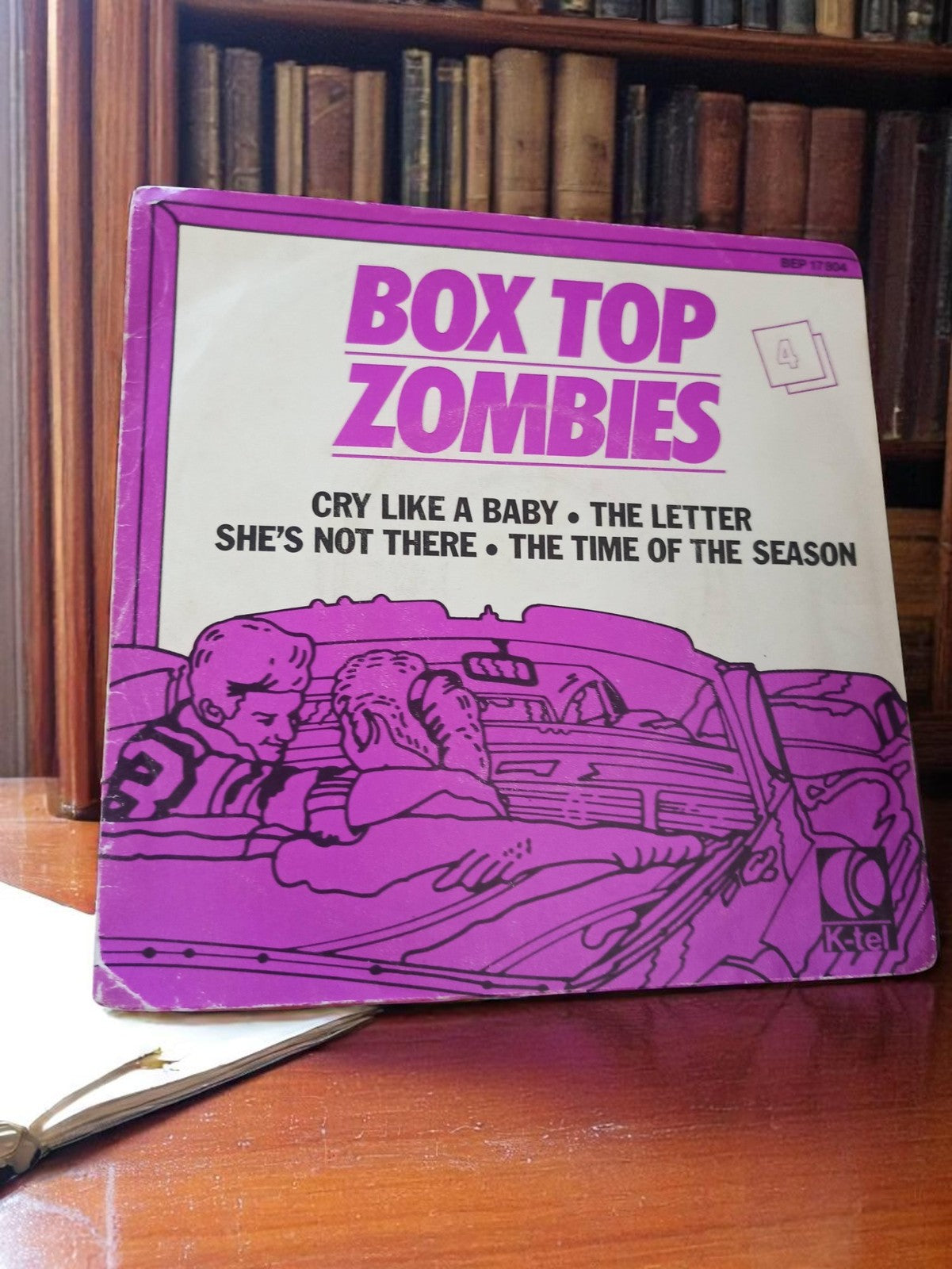 Vinyle 45 tours vintage des Zombies "Box Top" - Non testé, état d'origine