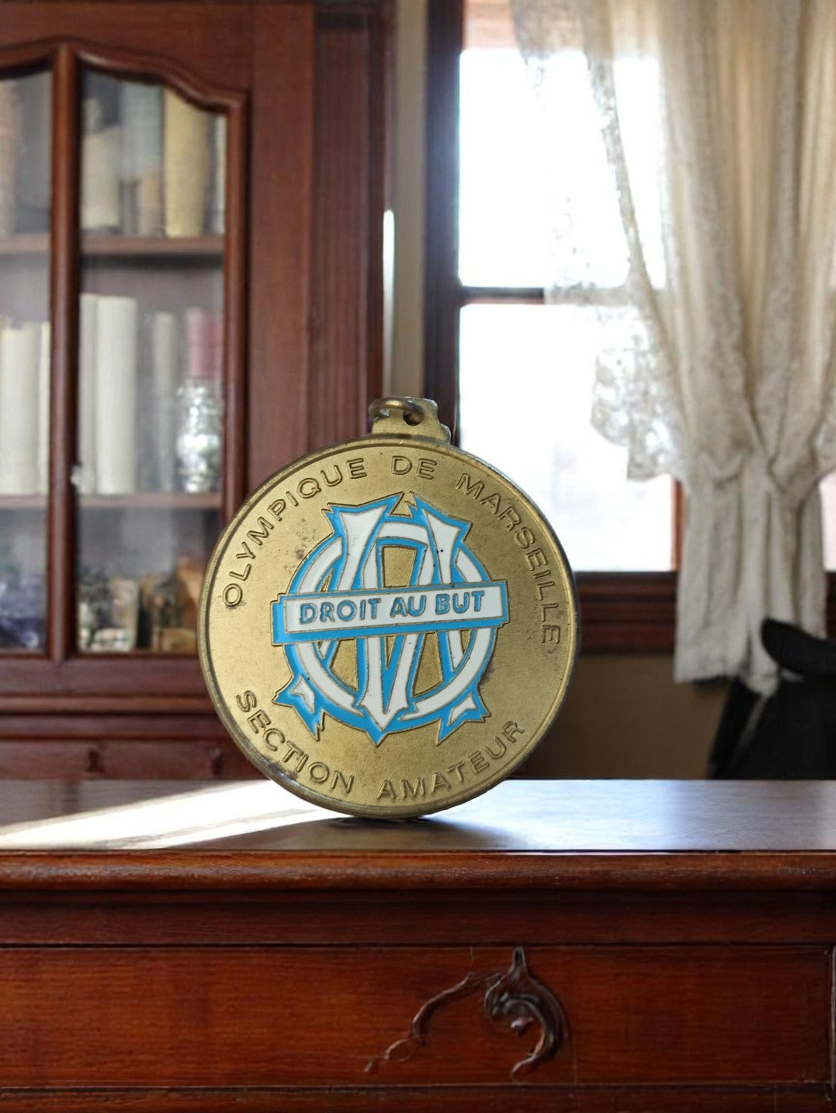 Médaille Vintage Olympique de Marseille 1990 Finale