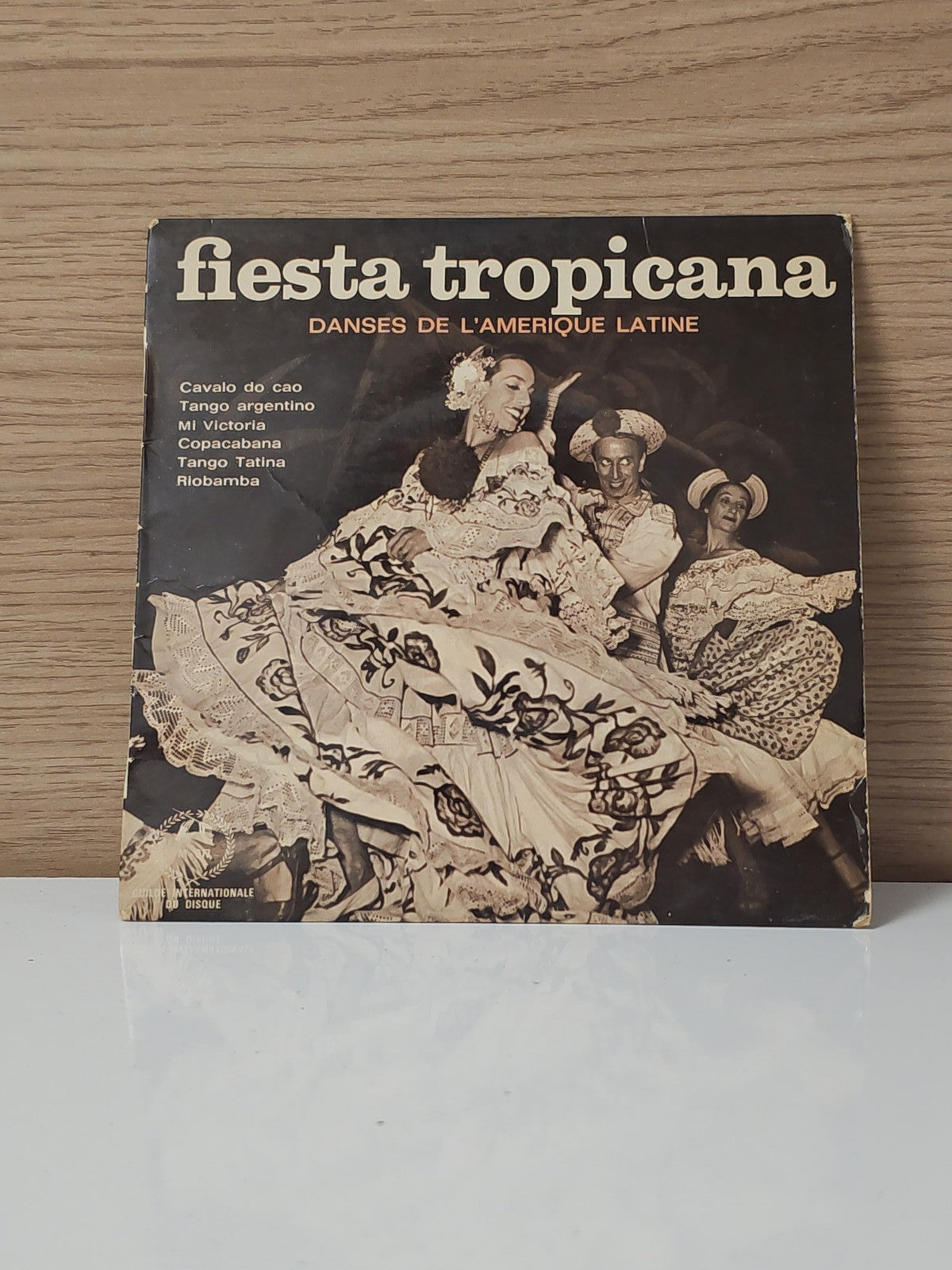 Vinyle 45 tours ancien Fiesta Tropicana rétro disque collection musique vintage