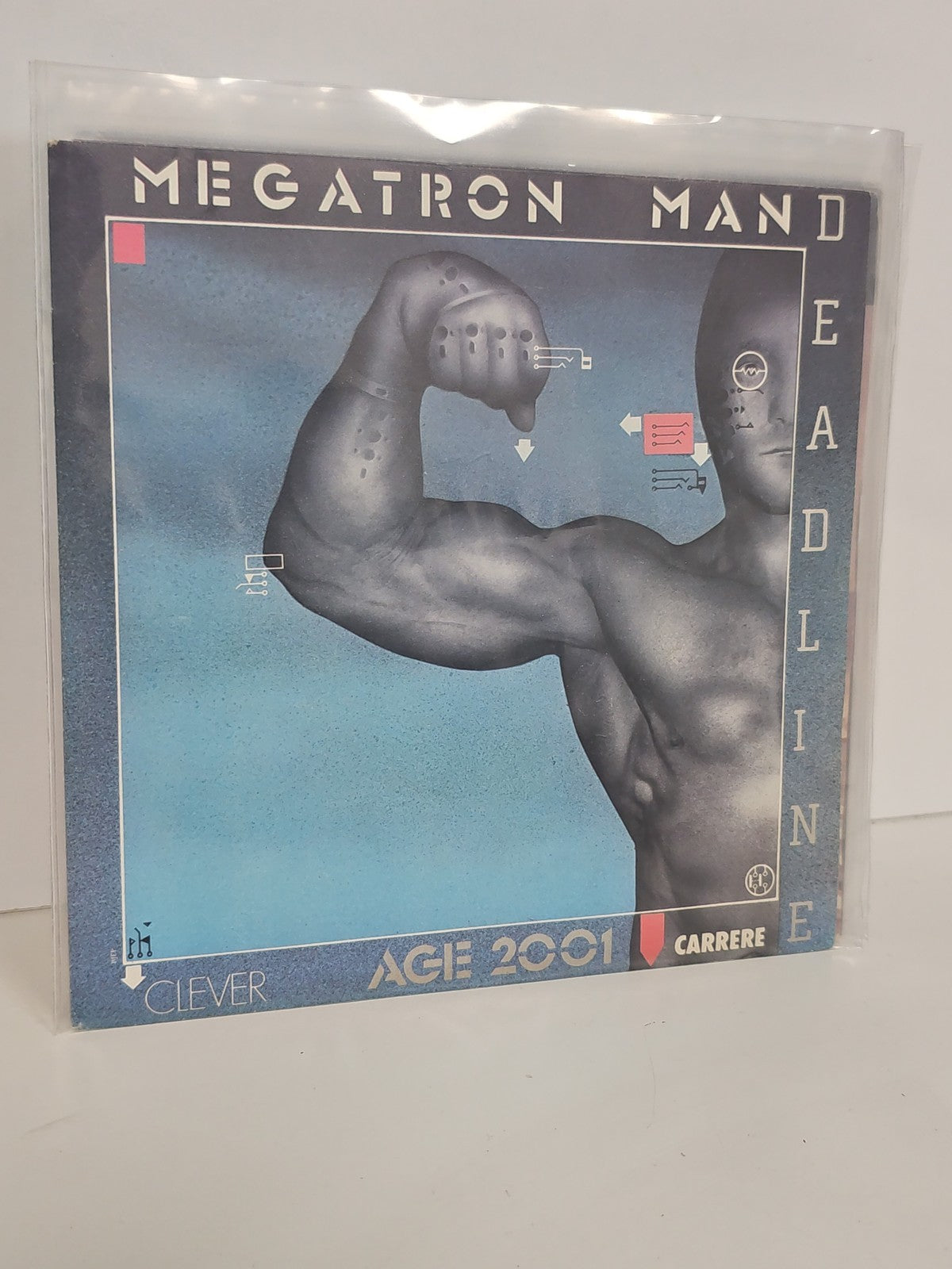 Vinyle 45 tours rétro Megatron Man ancien disque vintage collection musique