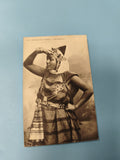 Ancienne carte postale animée Scènes et Types Mauritanie costume traditionnel