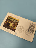 Enveloppe premier jour FDC Bataille de Nancy 1977 illustration Delacroix