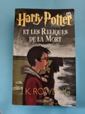 Livre Harry Potter Reliques de la Mort Gallimard J.K. Rowling couverture illustr
