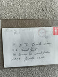 Lettre oblitérée France 1994 Marianne rouge Marseille philatélie