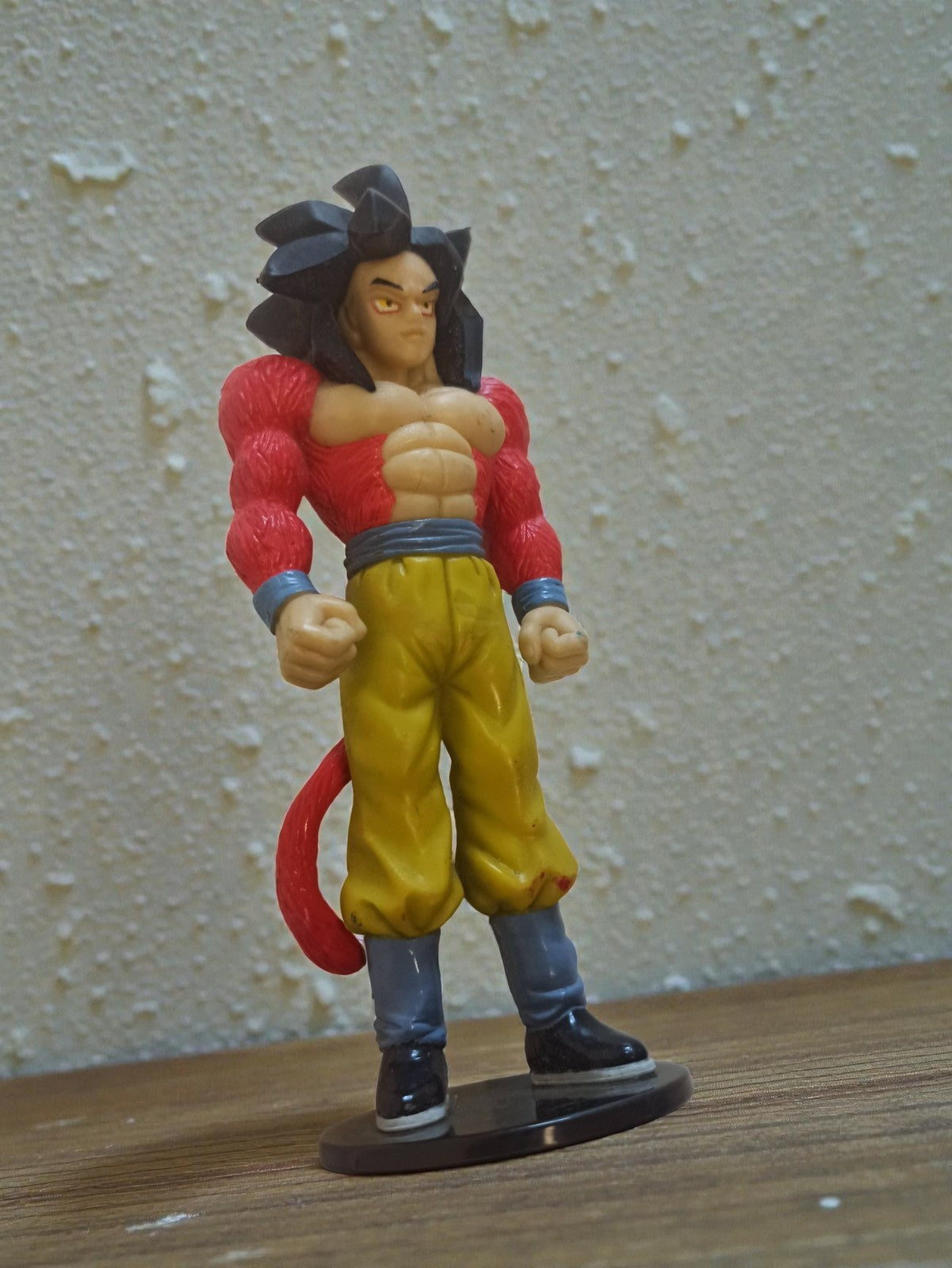 Figurine Dragon Ball GT vintage, Goku SSJ4 rétro, jouet ancien rare