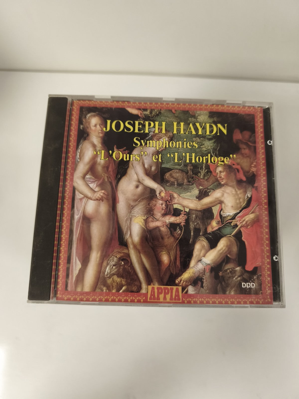 CD Joseph Haydn Symphonies L?Ours et L?Horloge Pochette couleur édition Appia