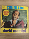 Vinyle 45T David Martial CELIMENE nouveau mixage pochette jaune CBS 4094
