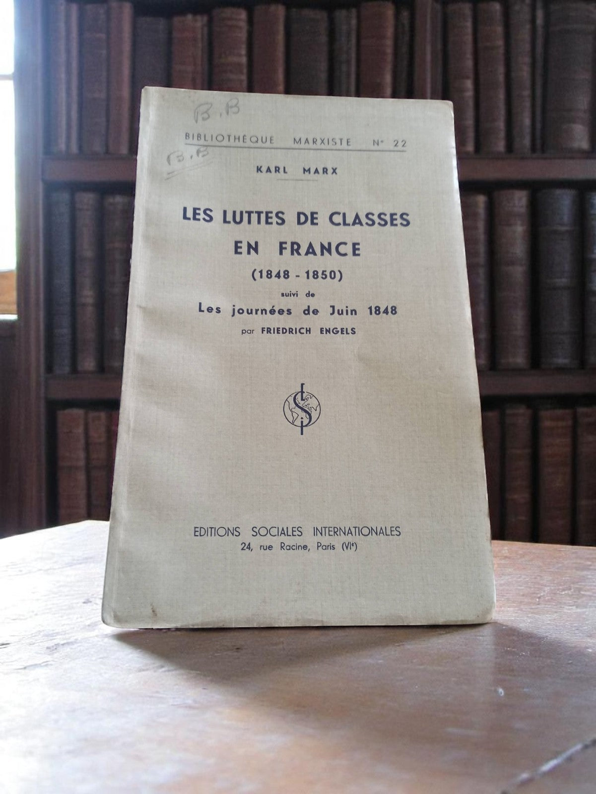Livret ancien Marx Les Luttes de Classes en France 1848-1850 Éditions Sociales