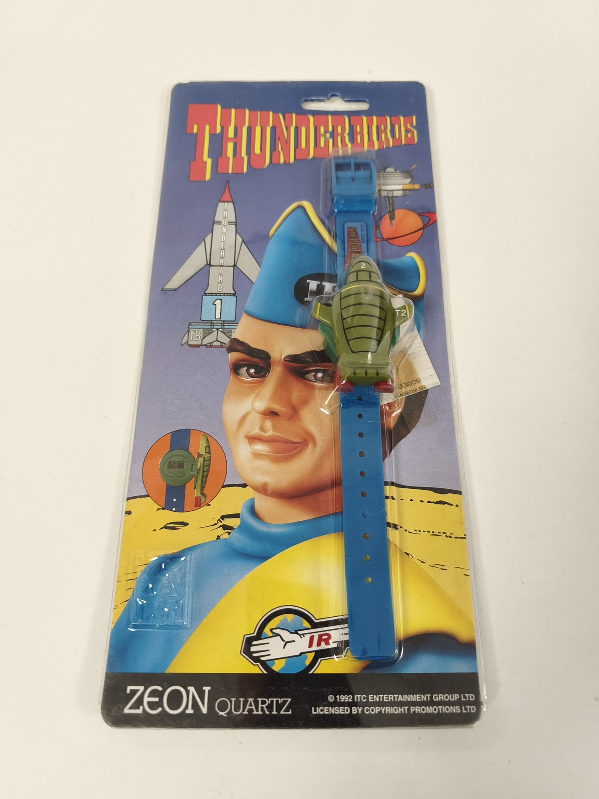 Montre rétro Thunderbirds ITC Zeon quartz 1992, ancien modèle vintage collection