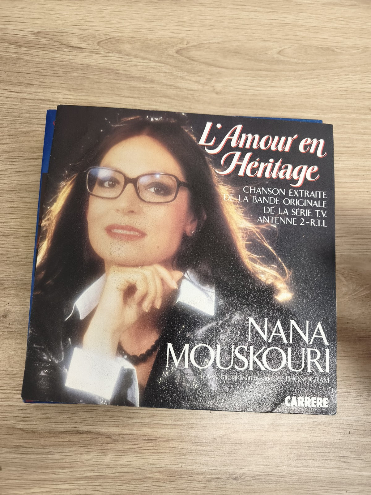 Vinyle 45 tours Nana Mouskouri L?Amour en Héritage bande originale série TV