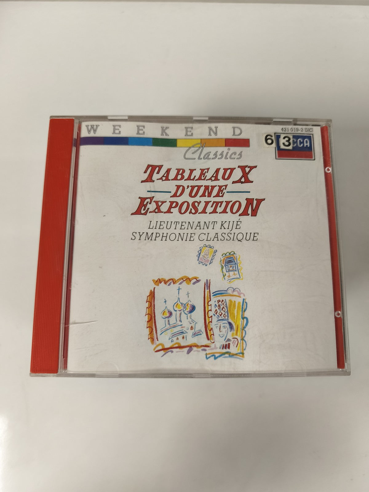 CD Musique Tableaux d'une Exposition - Weekend Classics Boîtier Rouge