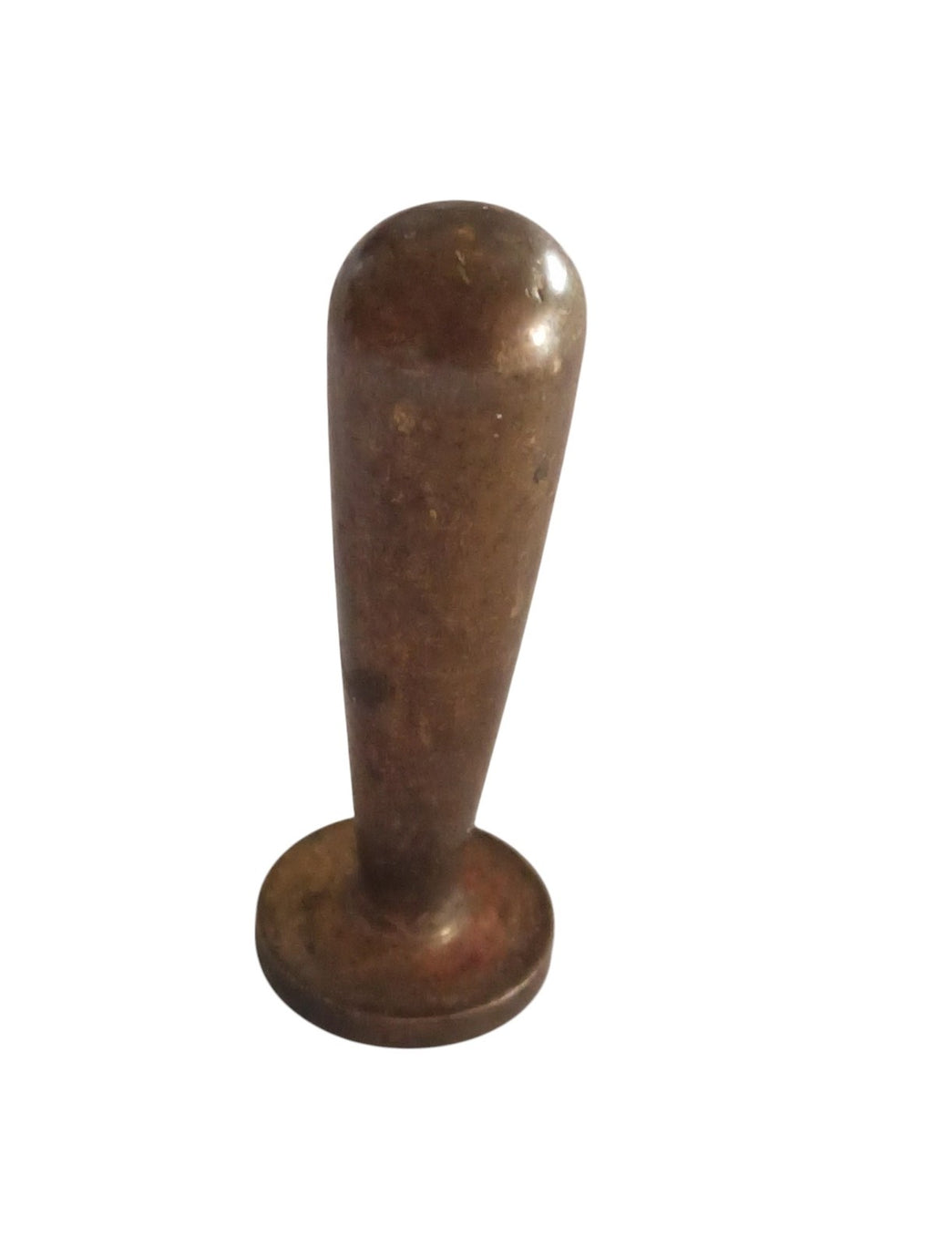 Cachet ancien en métal, outil d’artisanat vintage, poignée patinée
