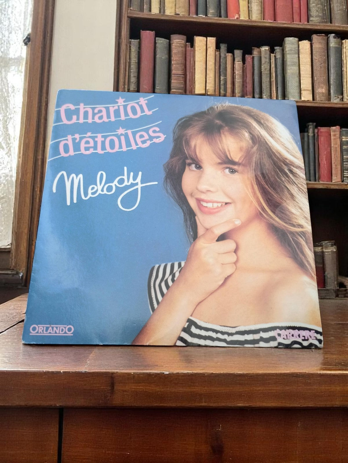 Vinyle 45 tours Melody Chariot d’étoiles vintage ORLANDO pop années 80