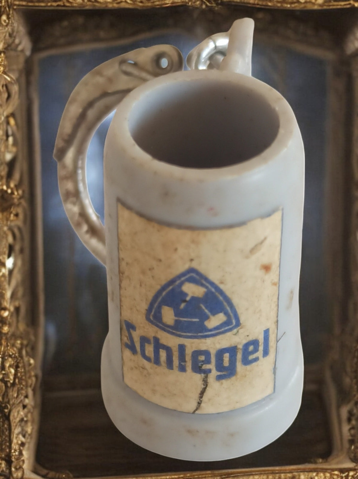 Porte-clés publicitaire vintage Alcool France