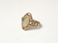 Bague vintage ancienne émaillée taille 54 collection rétro bijou d?occasion