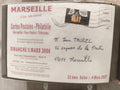 Carte publicitaire Salon Philatélie Marseille 2006 timbre humoristique philatéli