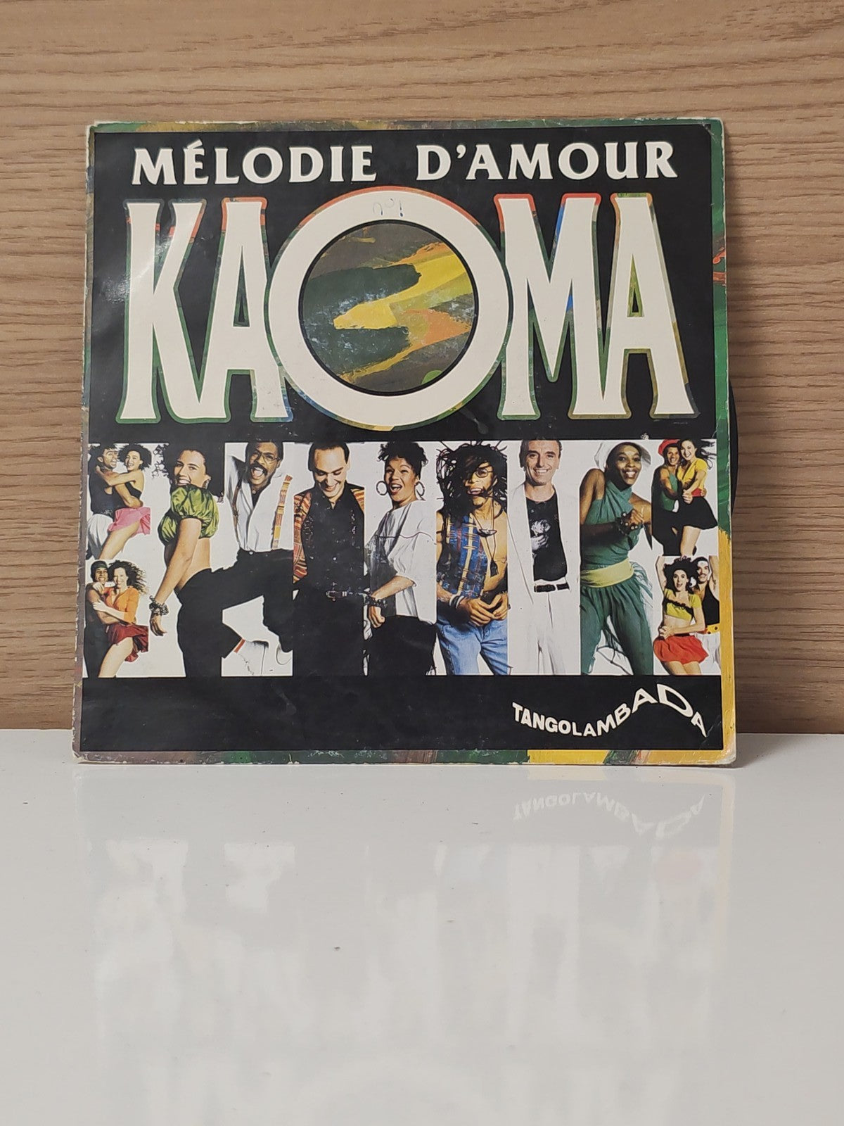 Kaoma vintage 45 rpm vinyl record, 80s music collector's item