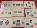Lot anciens timbres collection monde vrac philatélie, divers pays, thèmes variés