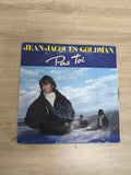 Vinyle 45T Jean-Jacques Goldman Pas Toi pochette bleue état d'occasion