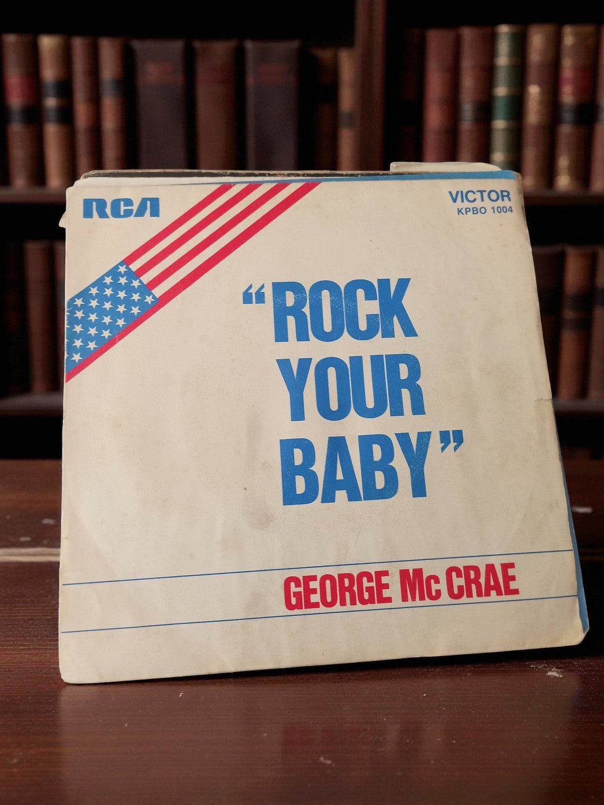 Disque vinyle 45 tours RCA Rock Your Baby George McCrae vintage rétro