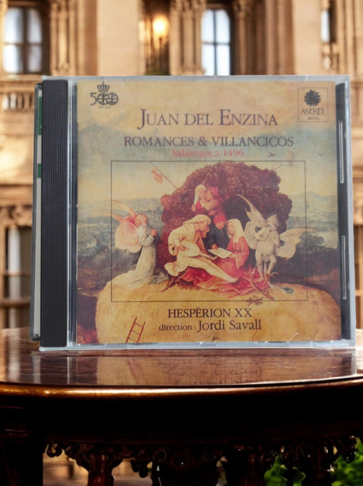CD Hesperion XX Juan del Enzina Romances Villancicos Jordi Savall Astree vintage