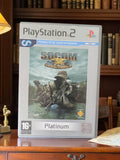 Jeu PS2 Socom U.S. Navy Seals Platinum complet Sony vintage