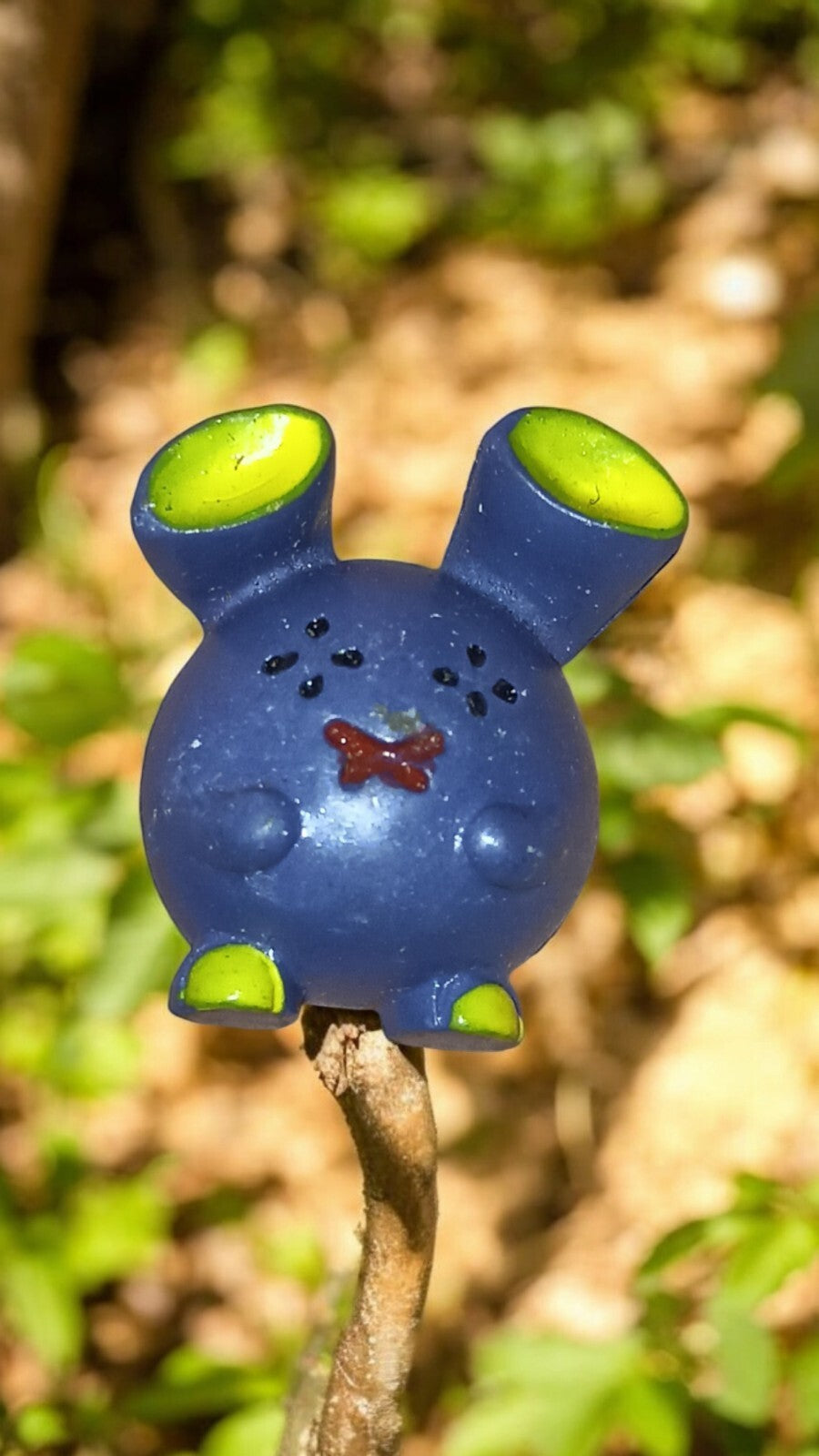 Figurine Pokémon Chuchmur bleu vert 2005 2006 PVC jouet décoratif