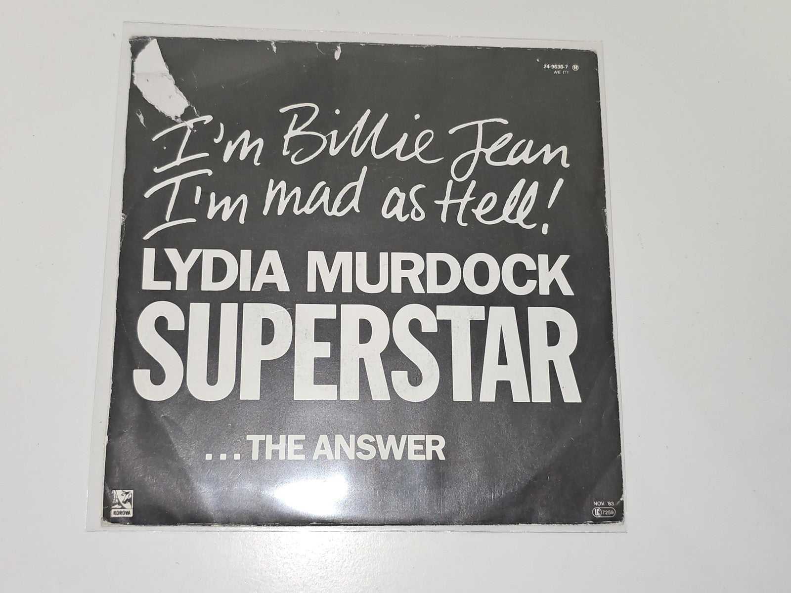 Vintage 45 tours Lydia Murdock ancien disque vinyle rétro collection musique