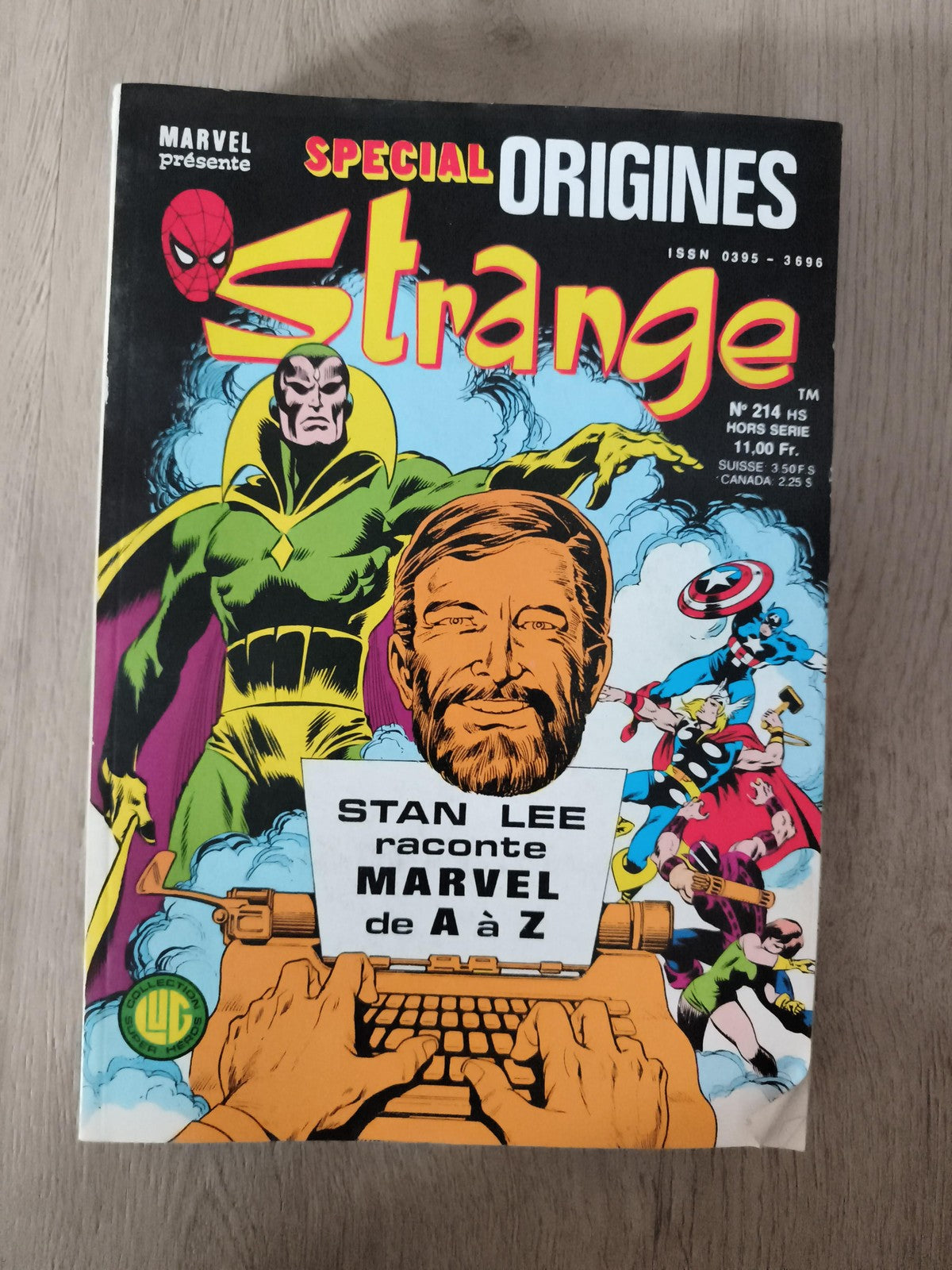 Comic Strange Spécial Origines n°214 Marvel ancien Stan Lee Lug vintage