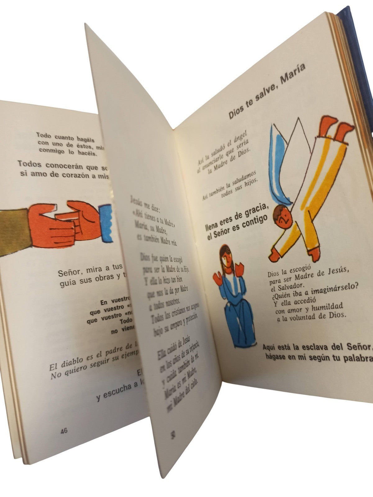 Missel enfant ancien bleu MISA LITO INFANTIL vintage livre religieux rétro