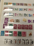 Lot anciens timbres oblitérés France, philatélie, motifs variés, collection vint