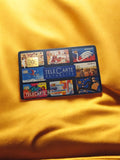 Carte téléphonique vintage Télécarte Actualité motifs 90s puce chip card