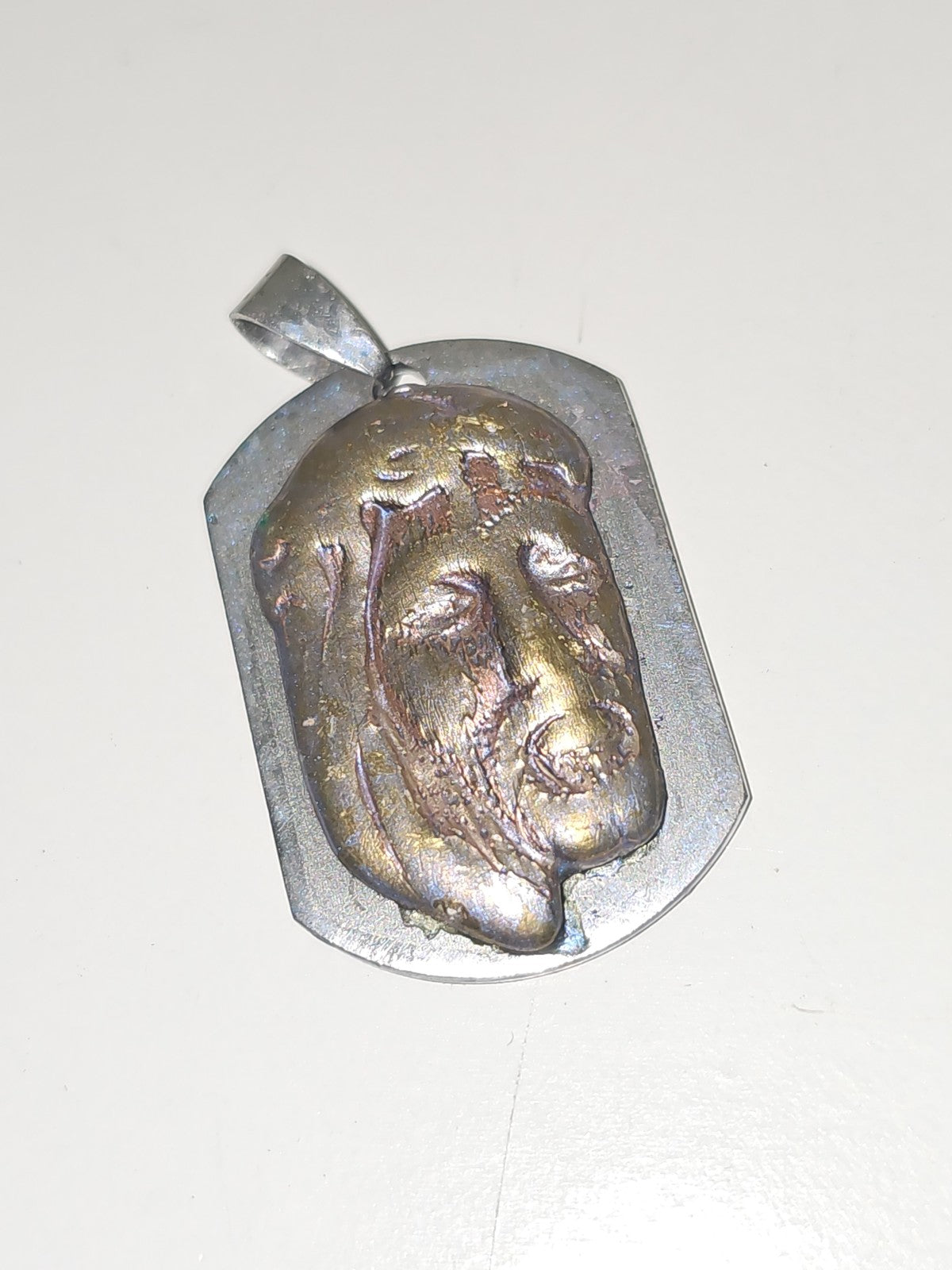 Ancienne médaille religieuse catholique vintage petite, collection rétro France