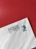 Enveloppe philatélie oblitérée Vermand 1986 timbre Marianne vert 0,65F