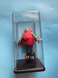 Figurine Chogokin Robocon 50th Anniversary rouge sous vitrine Bandai robot