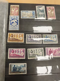 Lot timbres poste Guyane Afrique Équatoriale Française oblitérés couleurs
